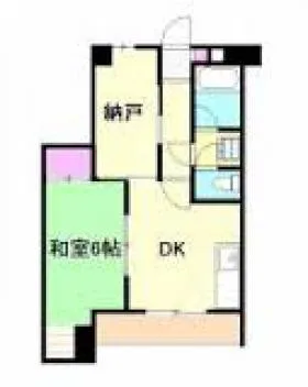 フローレンスAKISHIMAの基準階図面