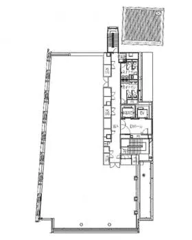 川崎室町ビルの基準階図面