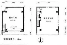 高瀬ビルの基準階図面