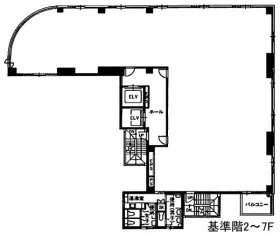 VORT渋谷神泉の基準階図面