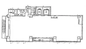 画廊ビルの基準階図面