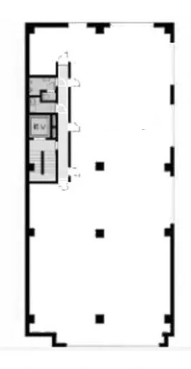 プラスパービルの基準階図面