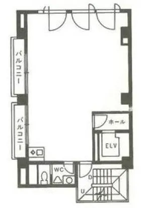 大鷹ビルの基準階図面