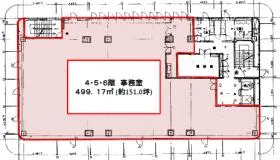 サンホリベルビルの基準階図面