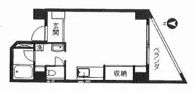 第2カツマタビルの基準階図面