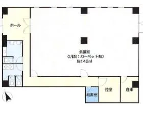 ミサワホームズ東大井ビルの基準階図面
