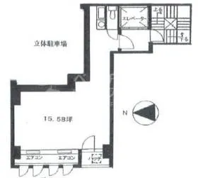 ウイングビルの基準階図面
