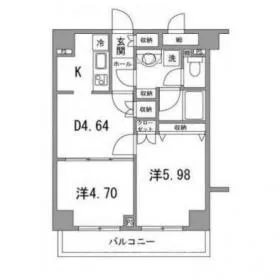 プラザ木場ビルの基準階図面