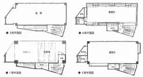 理研コランダム東京営業所の基準階図面