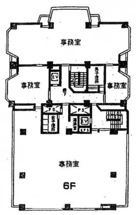 第3高村ビルの基準階図面