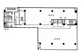 又一ビルの基準階図面