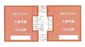セントラル新大阪ビルの基準階図面