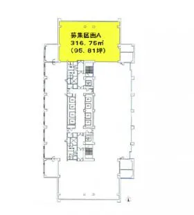 大阪中之島ビルの基準階図面