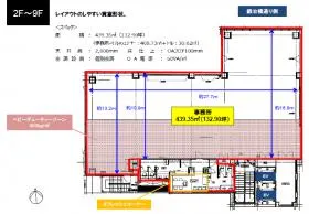 UUR京橋イースト(旧:ヒューリック京橋イースト)の基準階図面