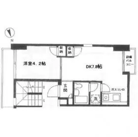 嶋崎ビルの基準階図面