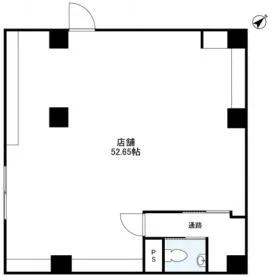 ポッジョピアーノビルの基準階図面