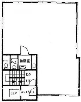日本橋高野ビルの基準階図面