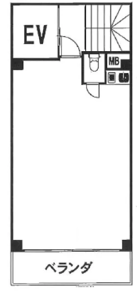 アイクスビルの基準階図面