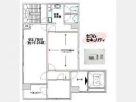 加藤第7ビルの基準階図面