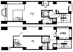 クロスサイド麹町ビルの基準階図面