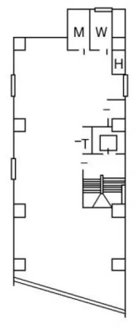 日本橋MMIビルの基準階図面