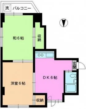 シャンブール早稲田の基準階図面
