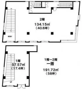 プロスパー青山ビルの基準階図面