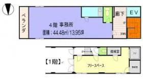ホリイビルの基準階図面