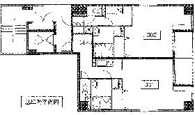 A・M京橋ビルの基準階図面