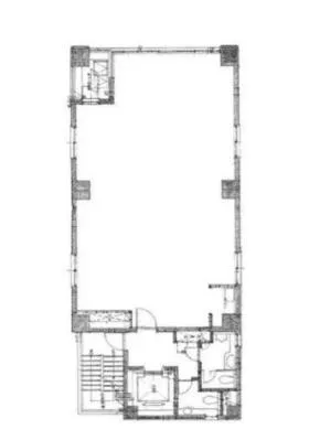 加瀬ビル130の基準階図面