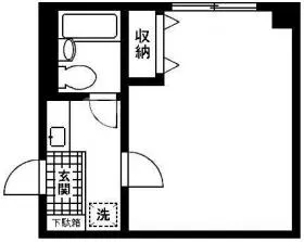 橘ビルの基準階図面