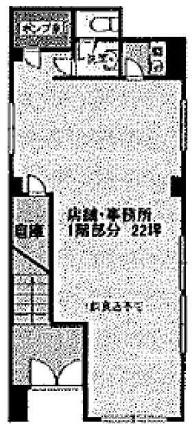 外園ビルの基準階図面