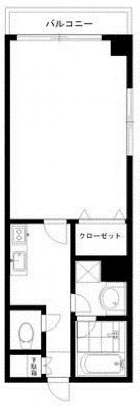 シュエット神楽坂の基準階図面