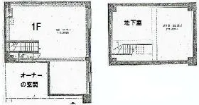 杉浦ビルの基準階図面