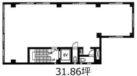 第一樺沢ビルの基準階図面