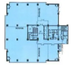 札幌ブリックキューブビルの基準階図面