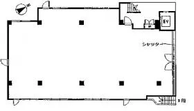 開国館ビルの基準階図面