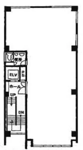 田畑ビルの基準階図面
