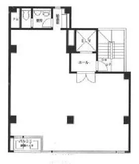 関口ビルの基準階図面