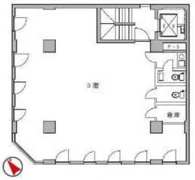 T&Tビルの基準階図面