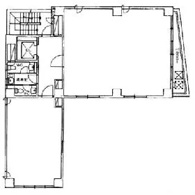 ユニゾ浜松町一丁目(Ingresso Shiodome Building)の基準階図面