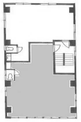 森本ビルの基準階図面