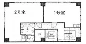 今村ビルの基準階図面