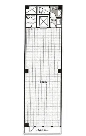 高桑ビルの基準階図面