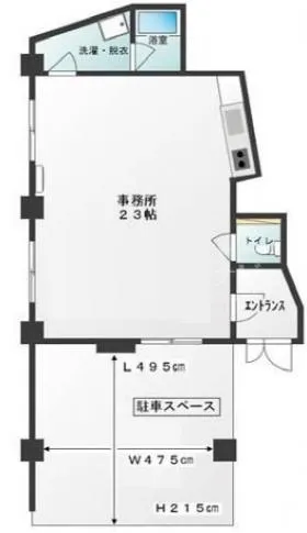 東京ローブの基準階図面