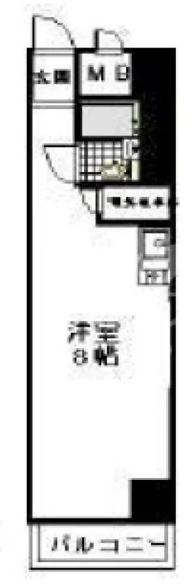 クレール五反田の基準階図面
