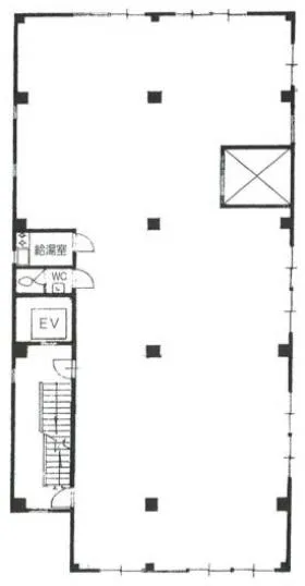 STN(旧:新宿高野中野坂上ビルの基準階図面