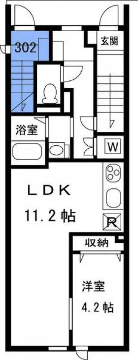 エヴァーグリーン白金台の基準階図面