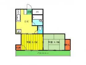 ハイムISDの基準階図面