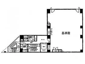JBSL神田ビルの基準階図面